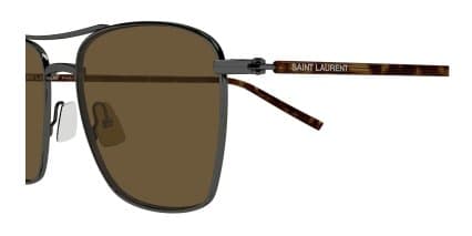 Saint Laurent SL866 Gunmetal, Brown glasses - Gunmetal - Side View