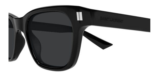 Saint Laurent SL874 black frame with black lenses. Lenses provide