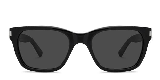 Saint Laurent SL874 black frame with black lenses. Lenses provide