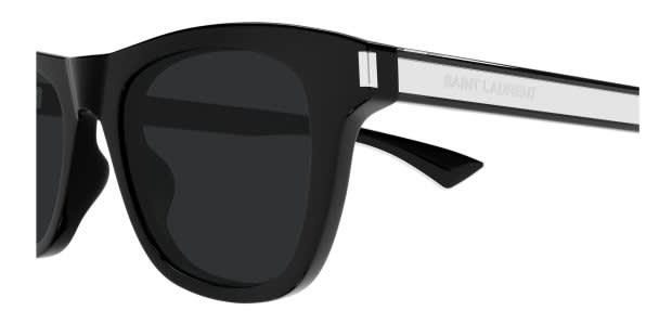 Saint Laurent SL879 black frame with black lenses. Lenses provide