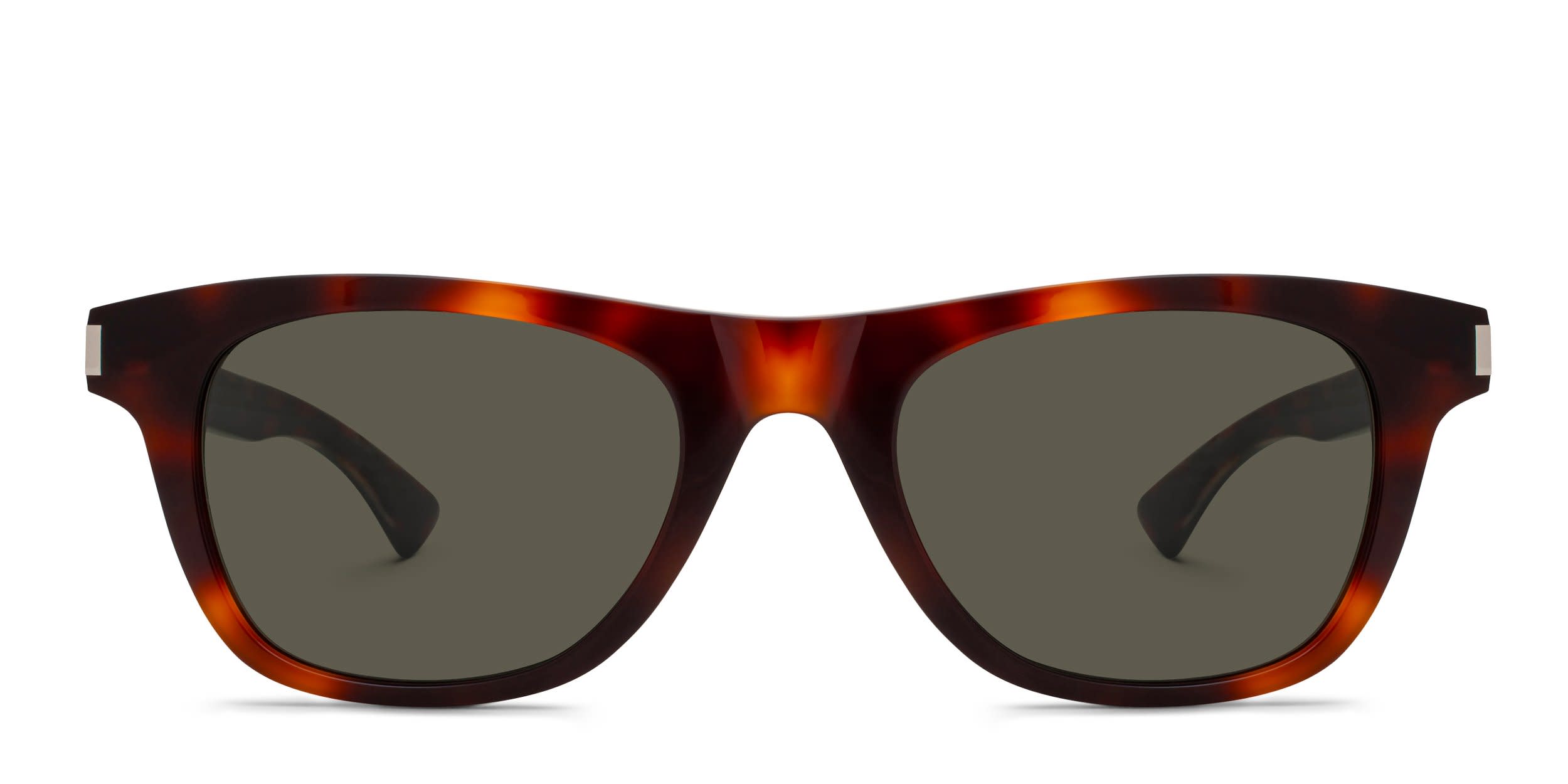 Saint Laurent SL879 Tortoise, Gray glasses - Tortoise - Frontal View