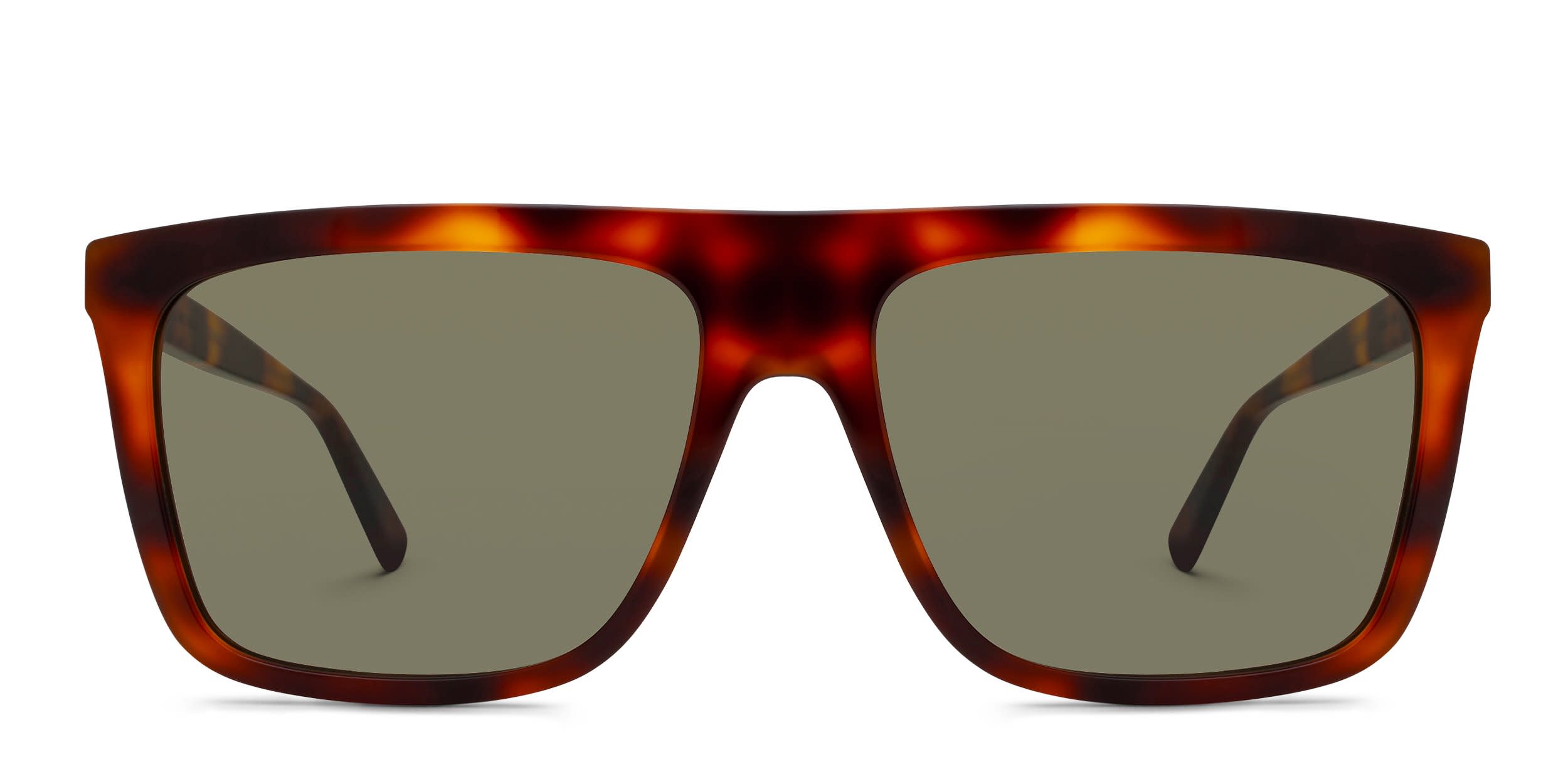 Saint Laurent SL904 Tortoise, Green glasses - Tortoise - Frontal View