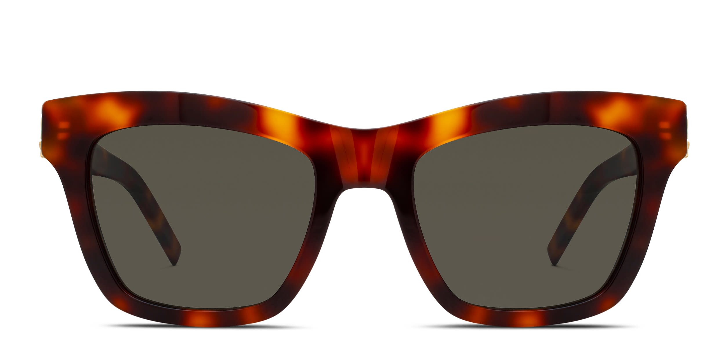 Saint Laurent SLM156 Tortoise, Gray glasses - Tortoise - Frontal View