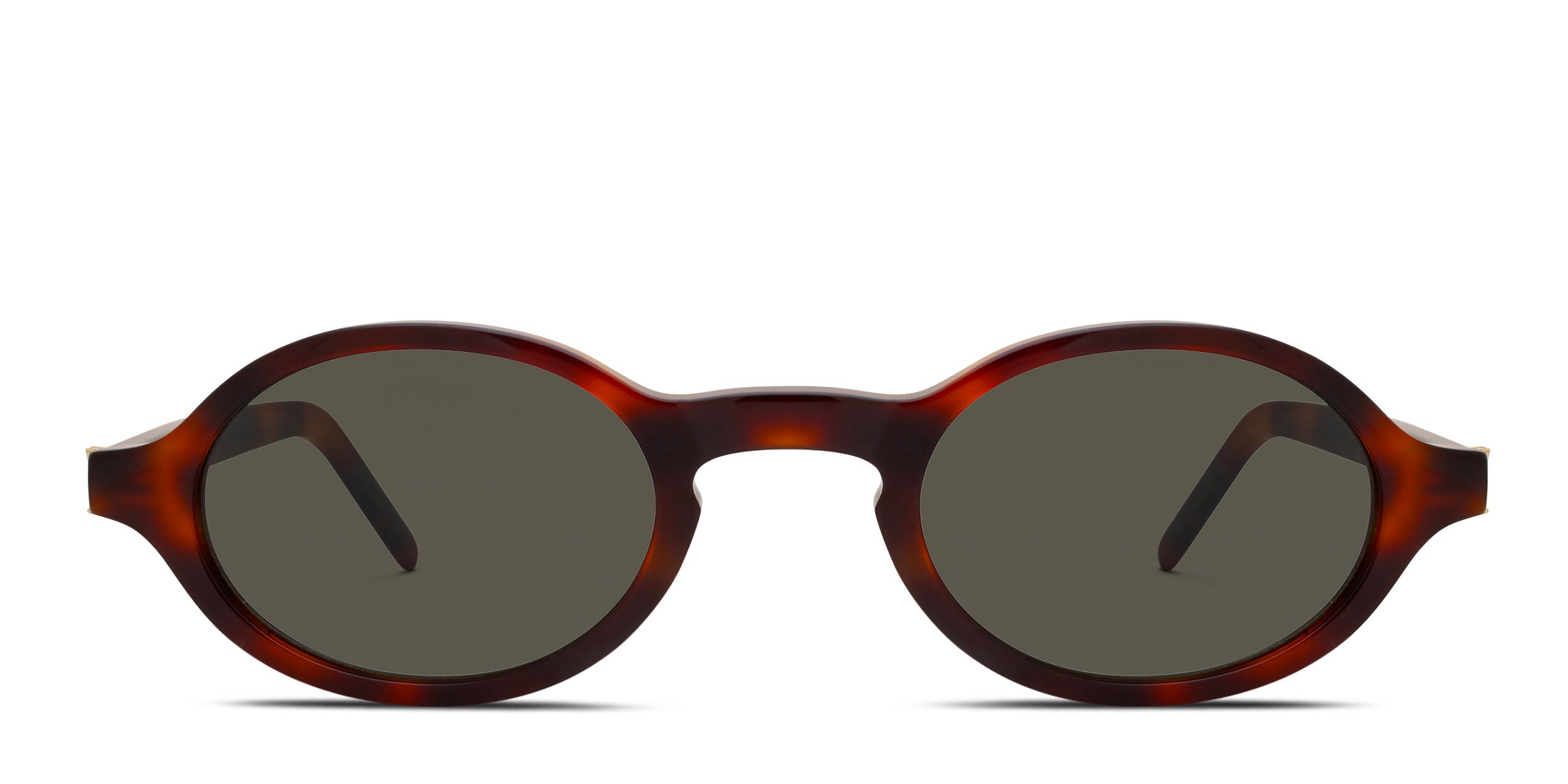 Saint Laurent SLM161 Tortoise, Gray glasses - Tortoise - Frontal View