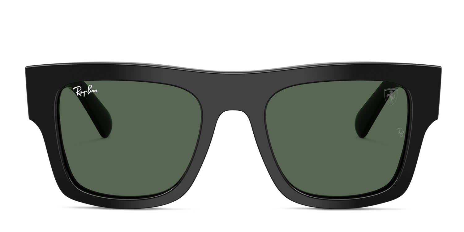 Ray-Ban RB2217M Scuderia Ferrari Collection Shiny Black glasses - Shiny Black - Frontal View