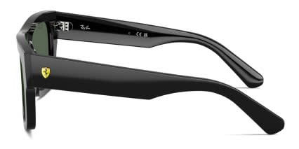 Ray-Ban RB2217M Scuderia Ferrari Collection Shiny Black glasses - Shiny Black - Side View