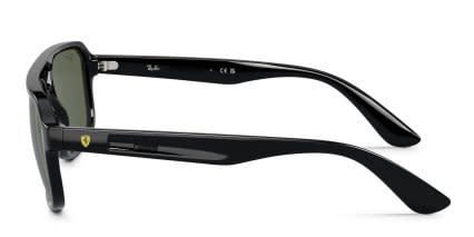 Ray-Ban RB4414M Scuderia Ferrari Collection Shiny Black glasses - Shiny Black - Side View
