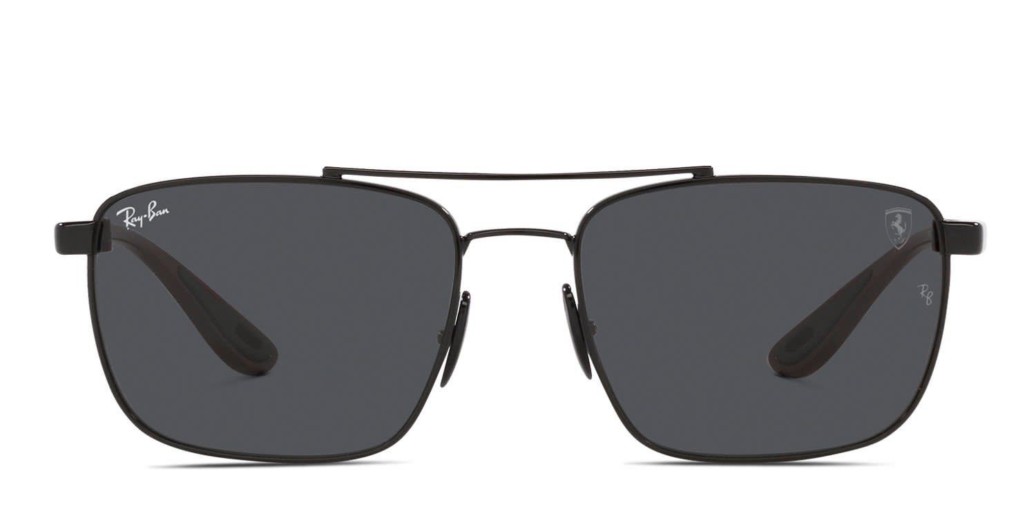 Ray-Ban RB3715M Scuderia Ferrari Collection Black glasses - Black - Frontal View