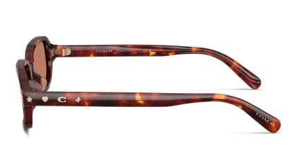 Coach HC8465U CFU11 Tortoise, Brown glasses - Tortoise - Side View