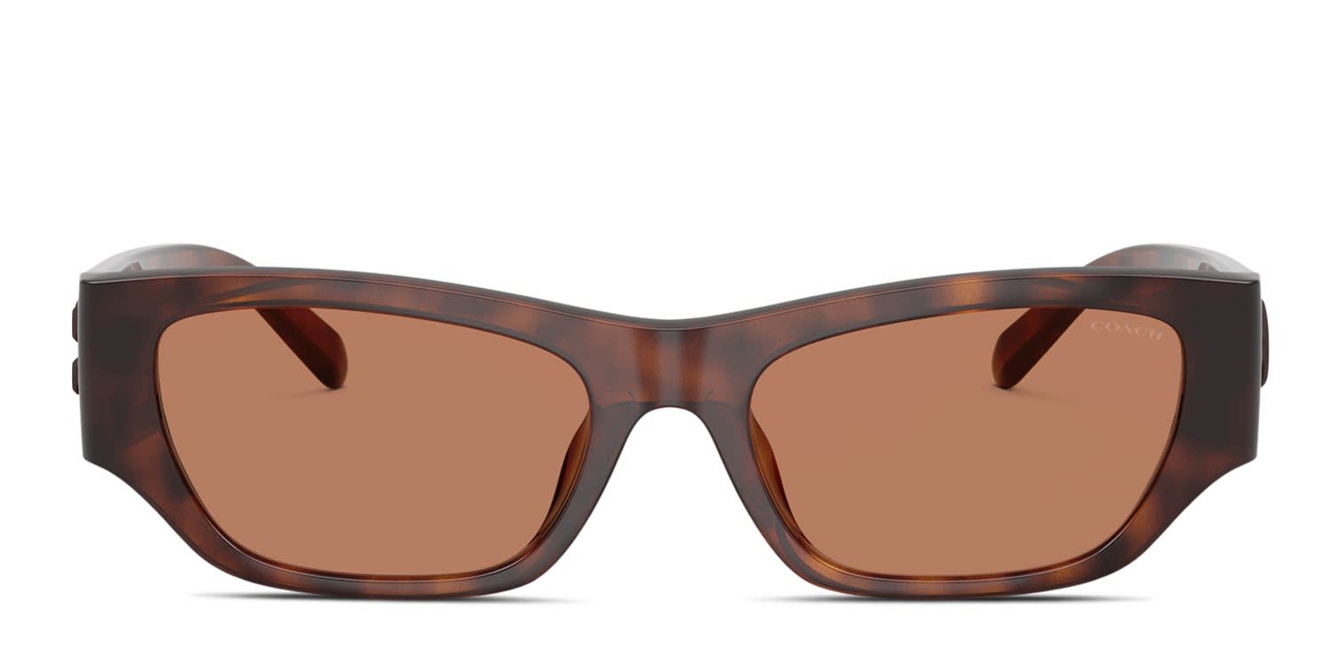 Coach HC8470D CFU16 Tortoise, Brown glasses - Tortoise - Frontal View
