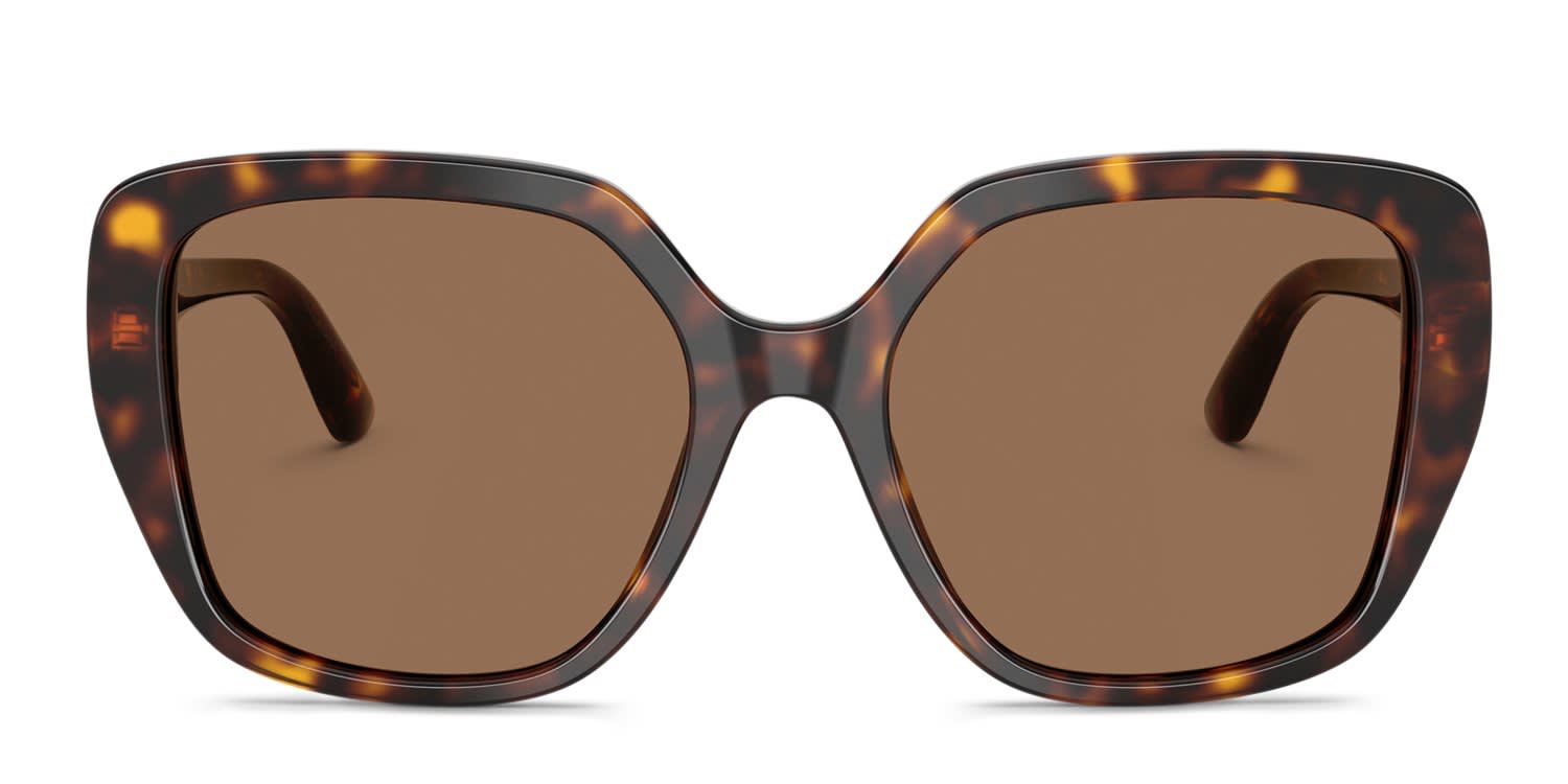 Dolce & Gabbana DG4569 Tortoise, Brown glasses - Tortoise - Frontal View