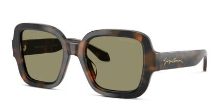 Giorgio Armani AR8268U Brown, Tortoise, Green glasses - Brown / Tortoise - Angle View