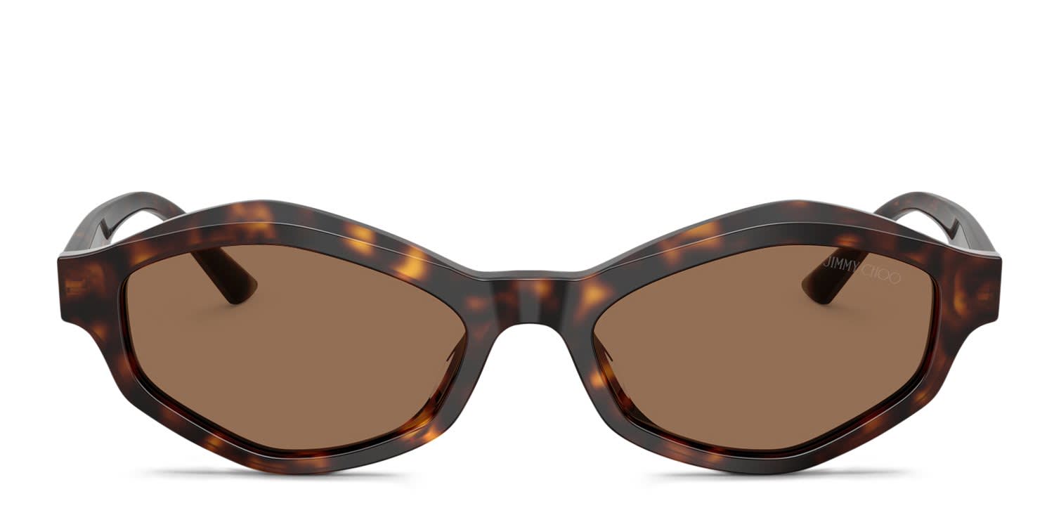 Jimmy Choo JC5077U Tortoise, Brown glasses - Tortoise - Frontal View