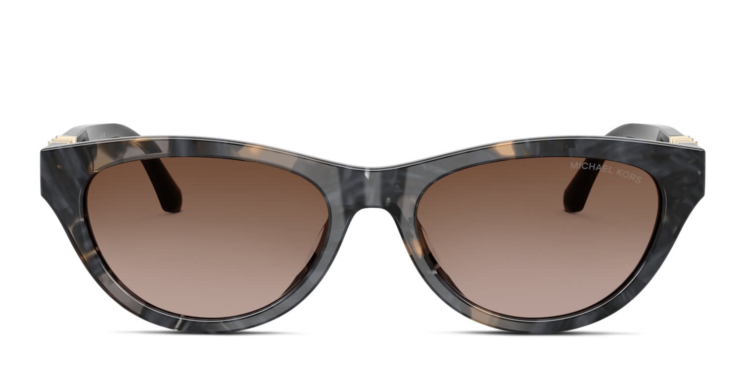 Michael Kors MK2293U Napa Valley Black, Gray, Tortoise, Brown glasses - Black / Gray / Tortoise - Frontal View