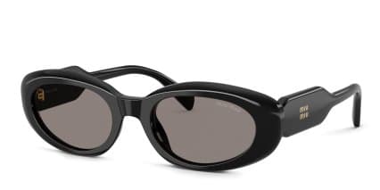 Miu Miu MUC01S Black, Gray glasses - Black - Angle View