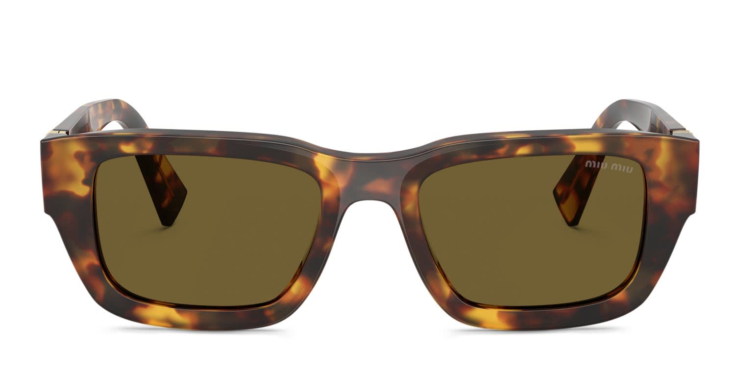 Miu Miu MUC04S Bronze, Tortoise, Brown glasses - Bronze / Tortoise - Frontal View