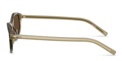 Prada PRD17S Clear, Brown glasses - Clear / Brown - Side View