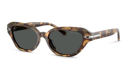 Ralph Lauren RL8244U Tortoise, Gray glasses - Tortoise - Angle View