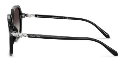 Swarovski SK6067 Black, Gray glasses - Black - Side View