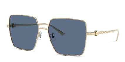 Tory Burch TY6120 Gold, Blue glasses - Gold - Angle View
