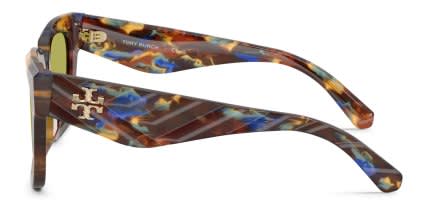 Tory Burch TY7239U Blue, Green, Brown glasses - Blue / Green / Brown - Side View