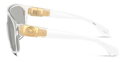 Versace VE4526U Clear, Silver glasses - Clear - Side View