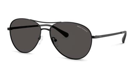 Armani Exchange AX2061S Black, Gray glasses - Black - Angle View