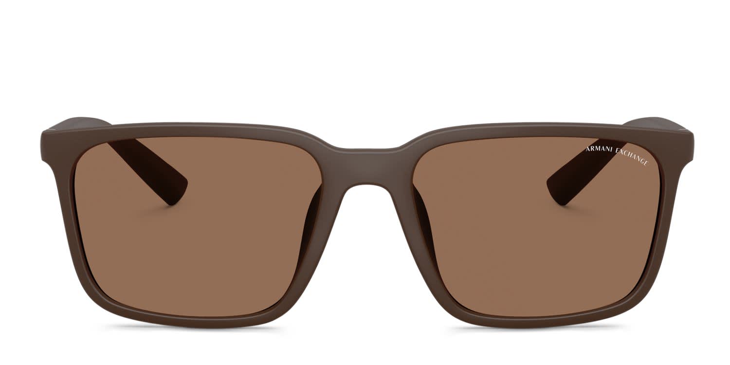 Armani Exchange AX4172SU Brown glasses - Brown - Frontal View