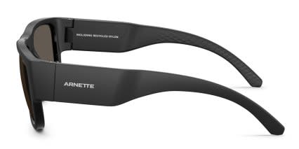 Arnette AN4377 Black, Gray glasses - Black - Side View