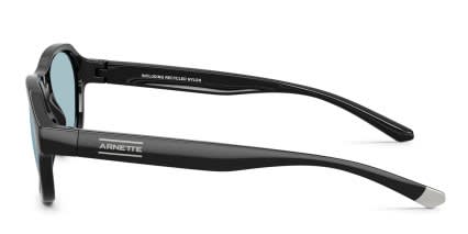 Arnette AN4380 Black, Blue glasses - Black - Side View