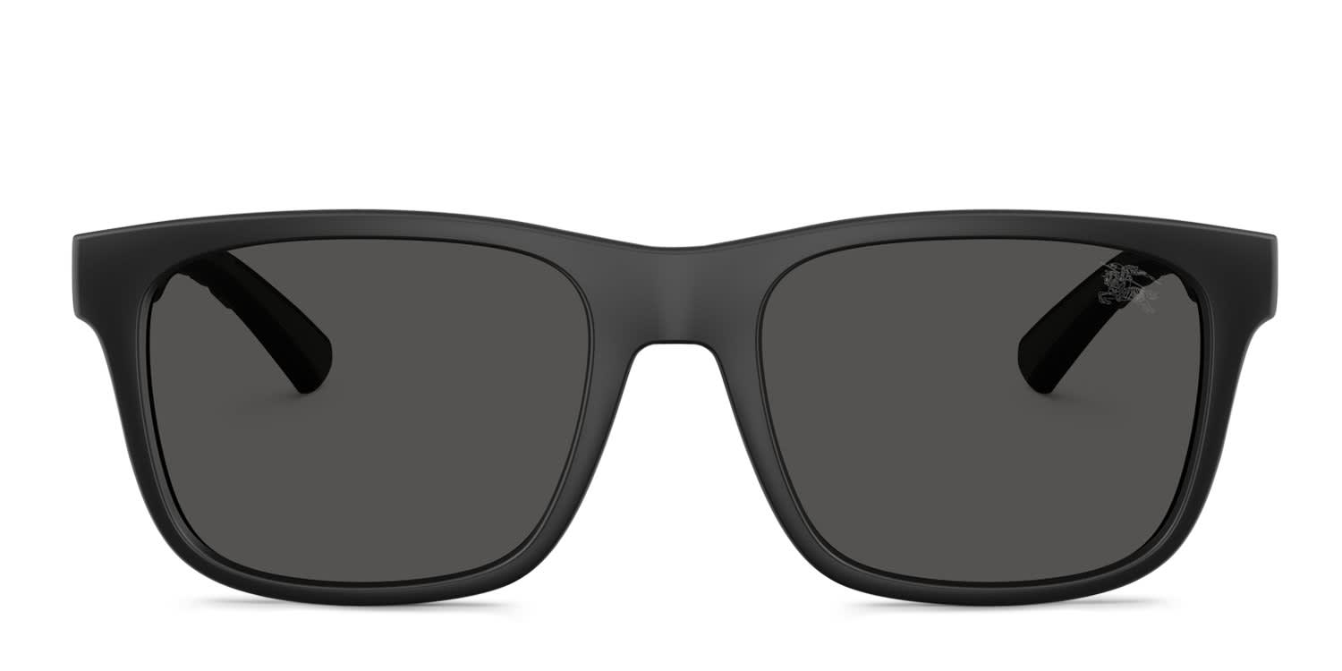 Burberry BE4499U Black, Gray glasses - Black - Frontal View
