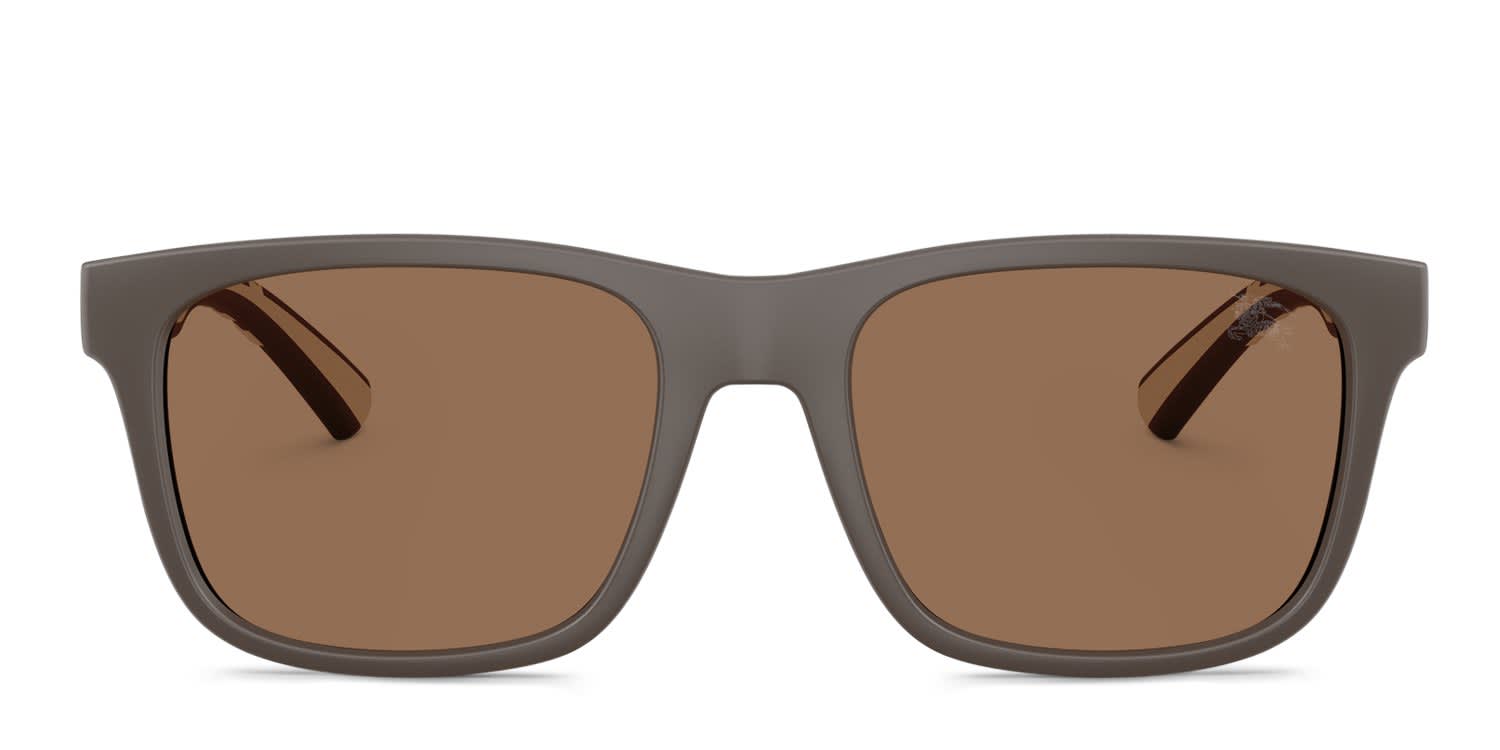 Burberry BE4499U Brown glasses - Brown - Frontal View