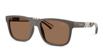 Burberry BE4499U Brown glasses - Brown - Angle View