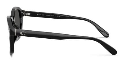 Coach HC8467U CFU14 Black, Gray glasses - Black - Side View