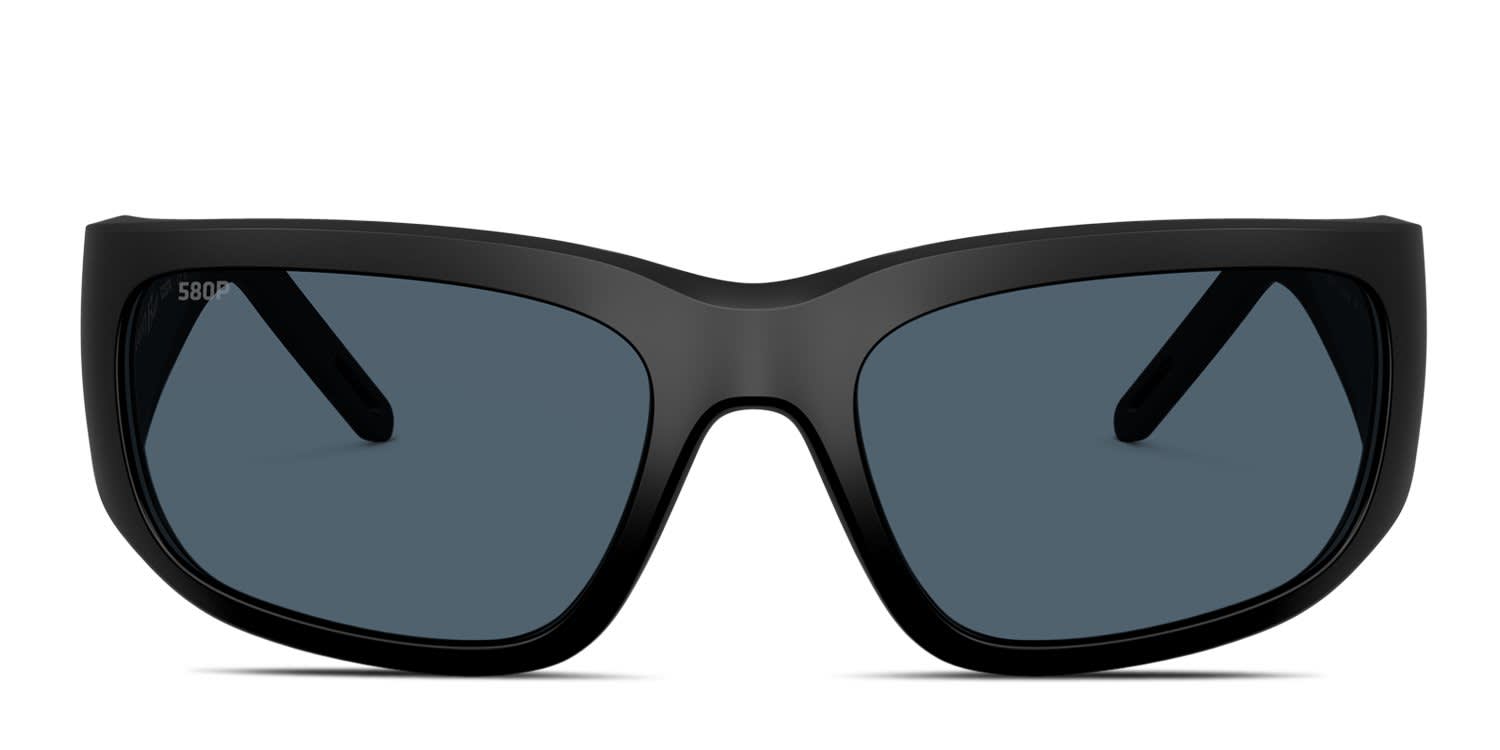 Costa Del Mar 6S9139 Bulley Bait Black, Gray glasses - Black - Frontal View