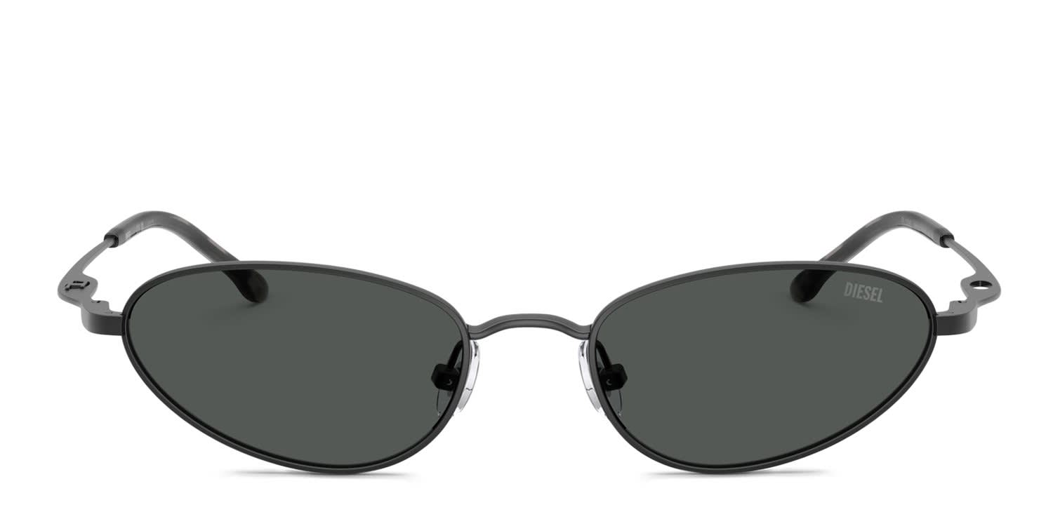 Diesel DL1024T Black, Gray glasses - Black - Frontal View