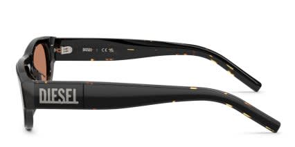 Diesel DL2022U Black, Tortoise, Yellow, Brown glasses - Black / Tortoise / Yellow - Side View
