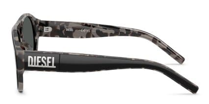 Diesel DL2023U Black, Tortoise, Gray glasses - Black / Tortoise - Side View