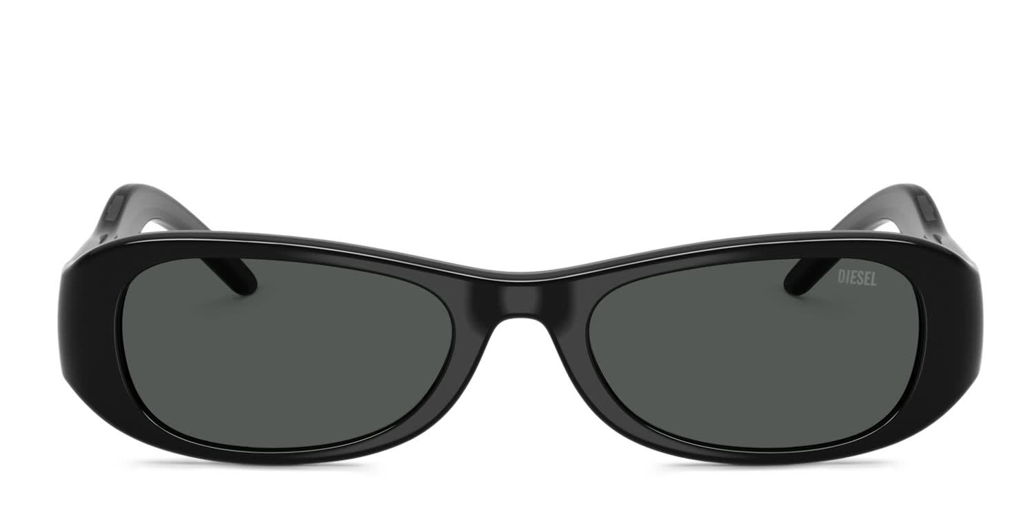 Diesel DL3020U Black, Gray glasses - Black - Frontal View