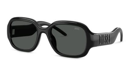 Diesel DL3023U Black, Gray glasses - Black - Angle View