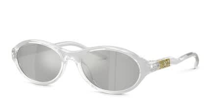 Diesel DL3024U Clear, Silver glasses - Clear - Angle View