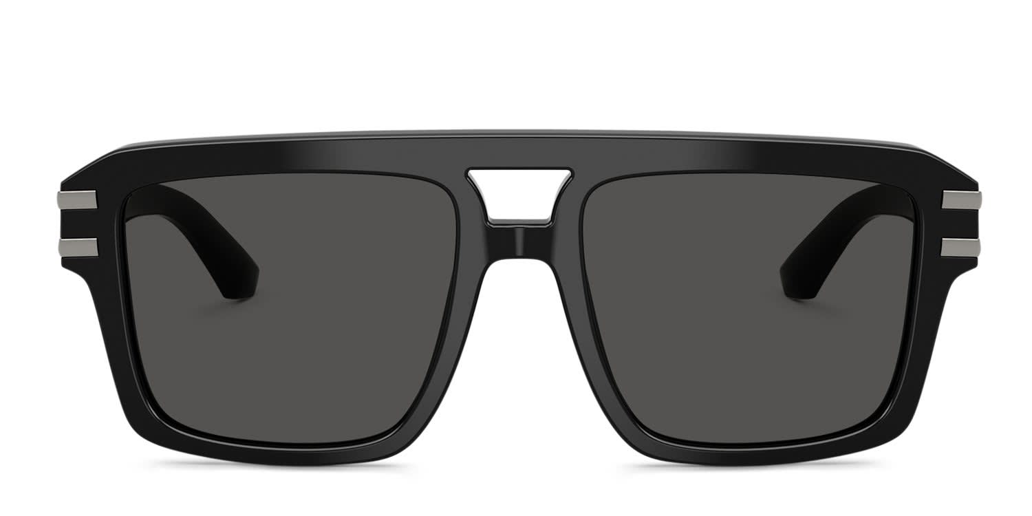 Dolce & Gabbana DG4562 Black, Gray glasses - Black - Frontal View