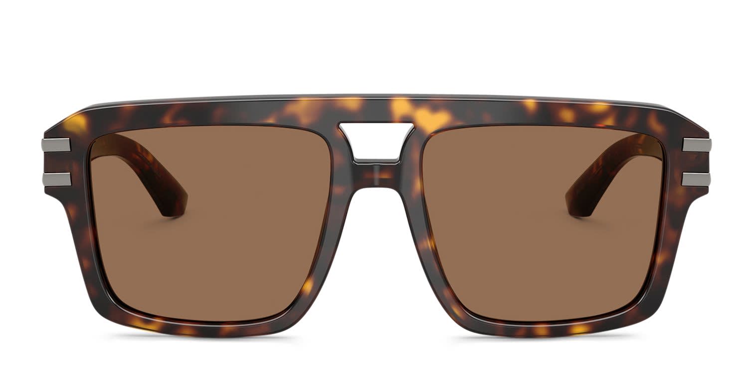 Dolce & Gabbana DG4562 Tortoise, Brown glasses - Tortoise - Frontal View