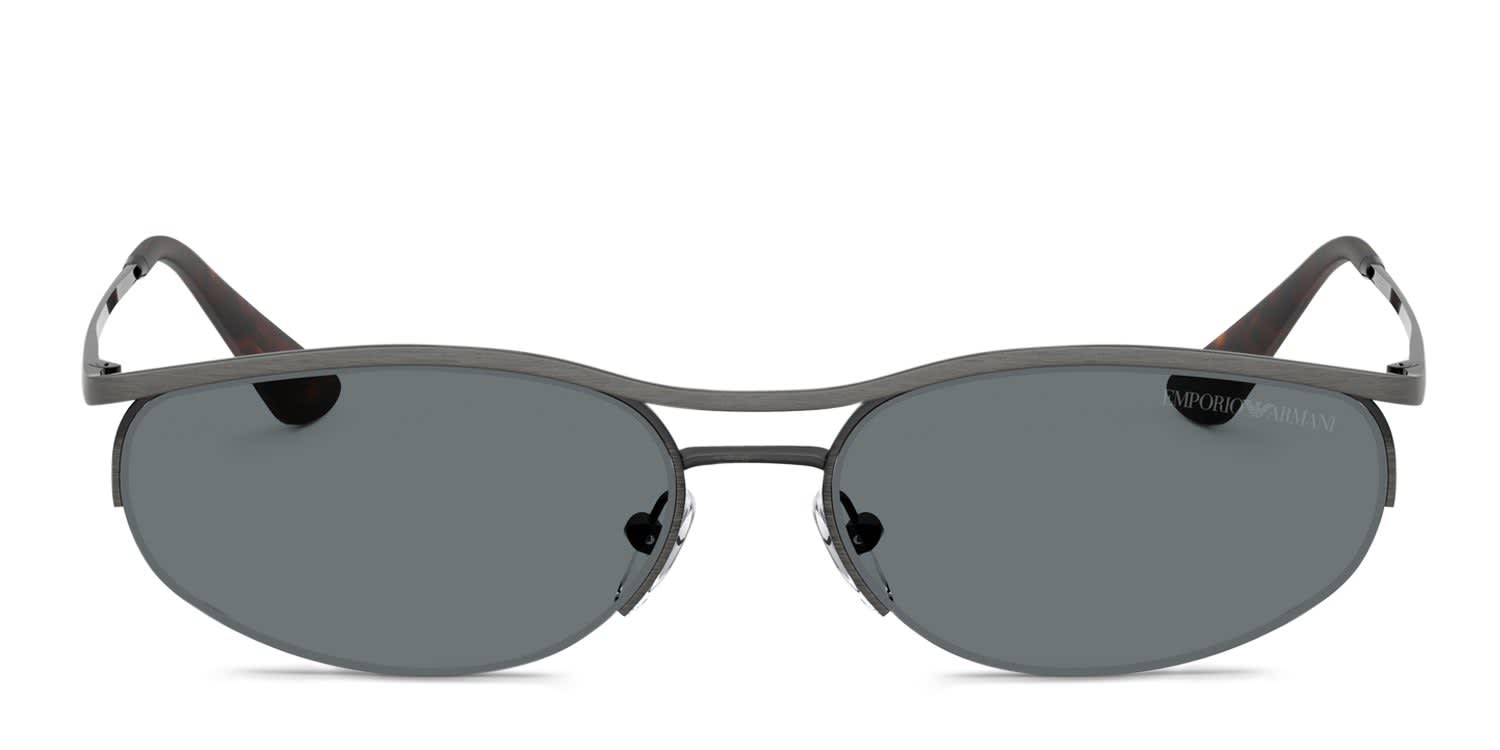 Emporio Armani EA2180 Silver, Blue glasses - Silver - Frontal View