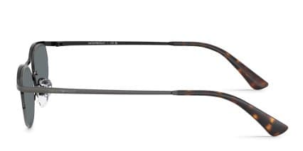 Emporio Armani EA2180 Silver, Blue glasses - Silver - Side View