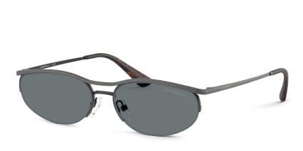 Emporio Armani EA2180 Silver, Blue glasses - Silver - Angle View