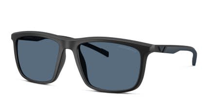 Emporio Armani EA4278U Black, Blue glasses - Black - Angle View