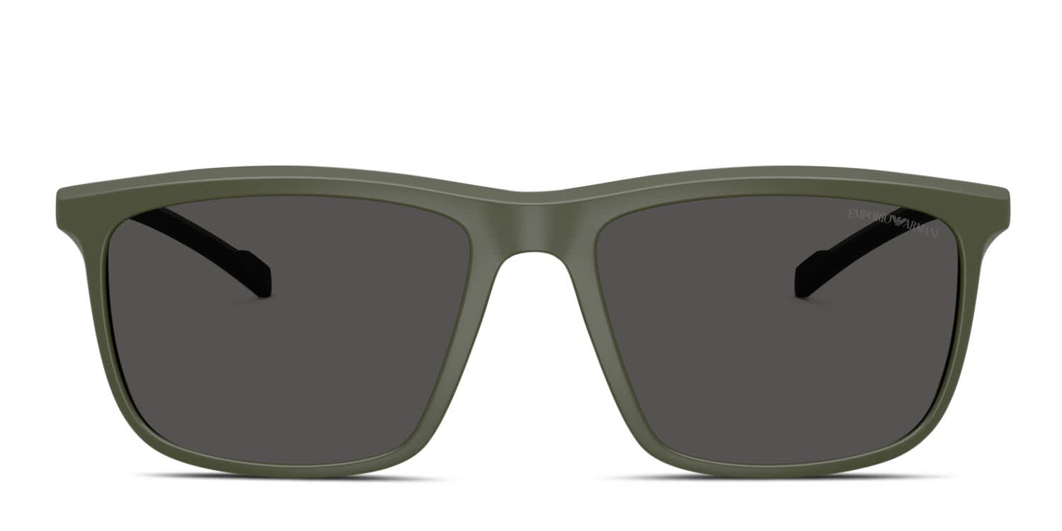 Emporio Armani EA4278U Green, Gray glasses - Green - Frontal View