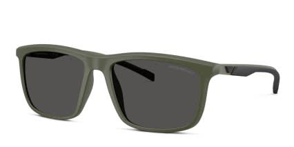Emporio Armani EA4278U Green, Gray glasses - Green - Angle View