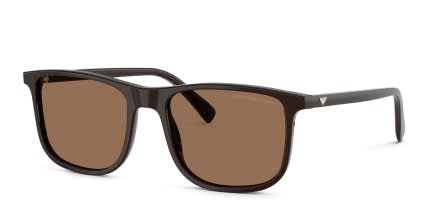 Emporio Armani EA4280 Brown glasses - Brown - Angle View